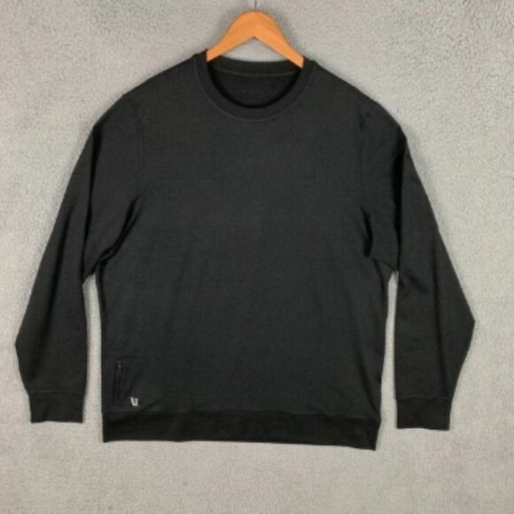 Vuori Ponto Sweatshirt Mens XXL 2XL Dark Grey Performance Crew Dreamknit $110 - Picture 1 of 10